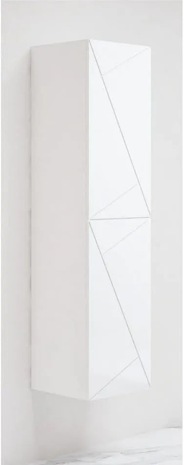 Colonne Suspendue Ancodesign 1 Porte Blanc laqué — 140 × 35cm