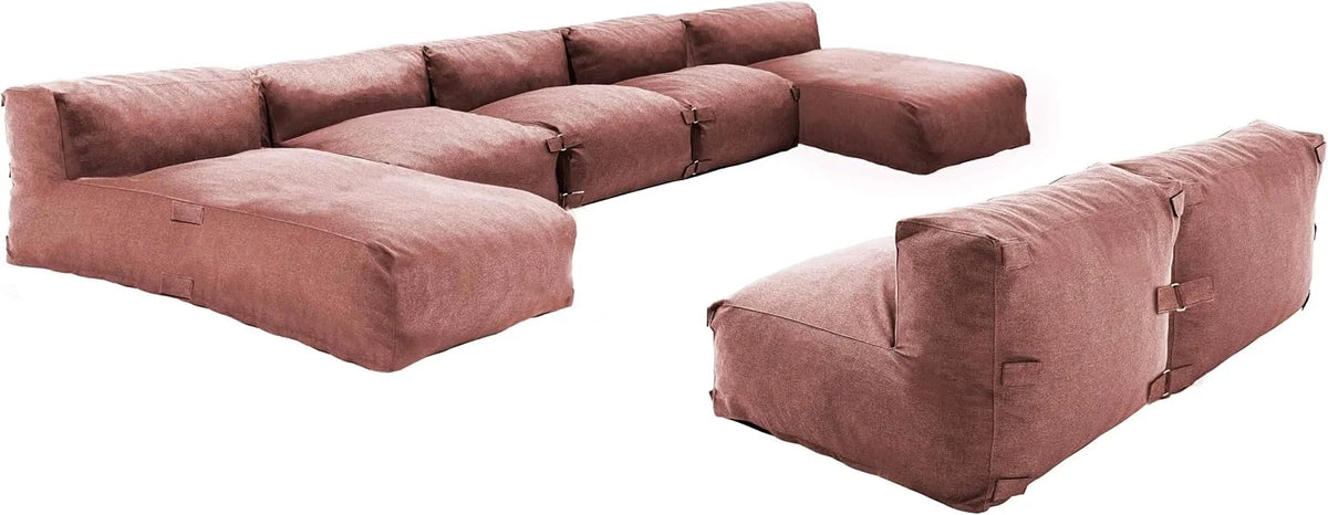 Salon de jardin et ensemble lounge – Mixi, 7 Places, 2 m