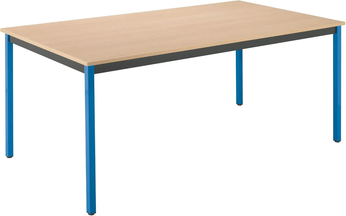 Table Polyvalente en Hêtre 160x80 cm - Blanche et Écologique