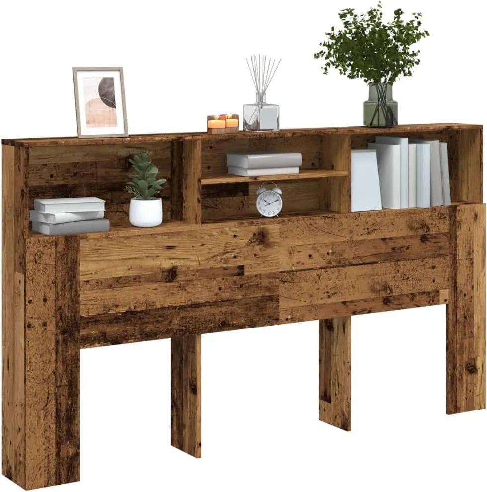 INLIFE Tête de Lit en Bois Recyclé 180x19x103,5 cm