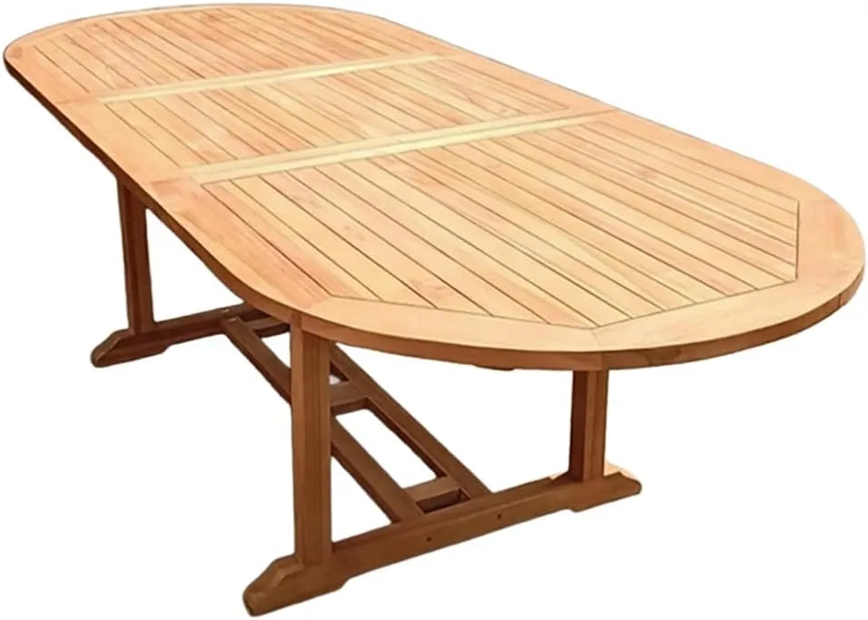 Table de Jardin Extensible en Teck Huilé 180-240 cm - Patio et Balcon Extérieur