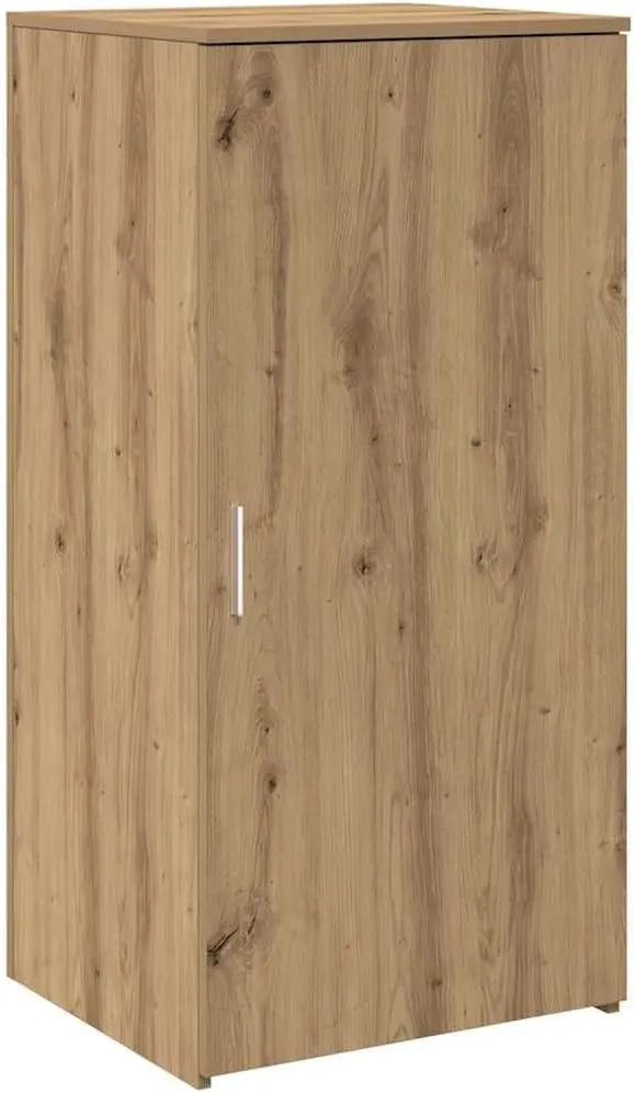 Armoire de Rangement en Chêne Artisanal 50x45x104cm avec Sécurité Anti-Bascule