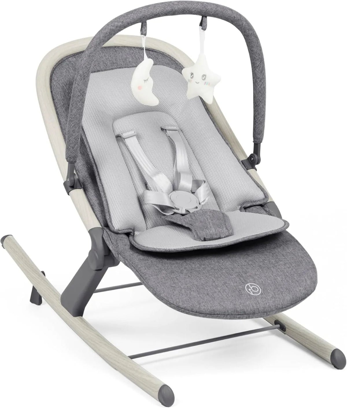 Fauteuil à Bascule Ickle Bubba Stella Gris Cendré
