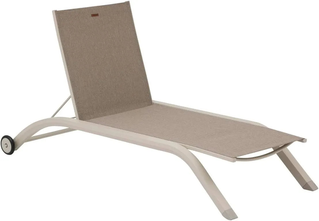 Chaise Longue Inclinable Antirouille à 4 Positions pour Extérieur - Hespéride