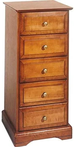 Commode Louis Philippe en Merisier, 5 Tiroirs, 44x93x41cm
