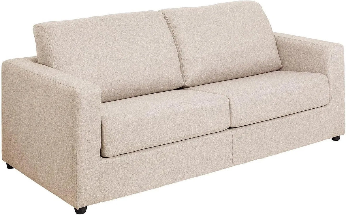 Canapé: DONETO, revêtement en tissu, convertible, 3 Places, 140 cm, 14 cm, beige
