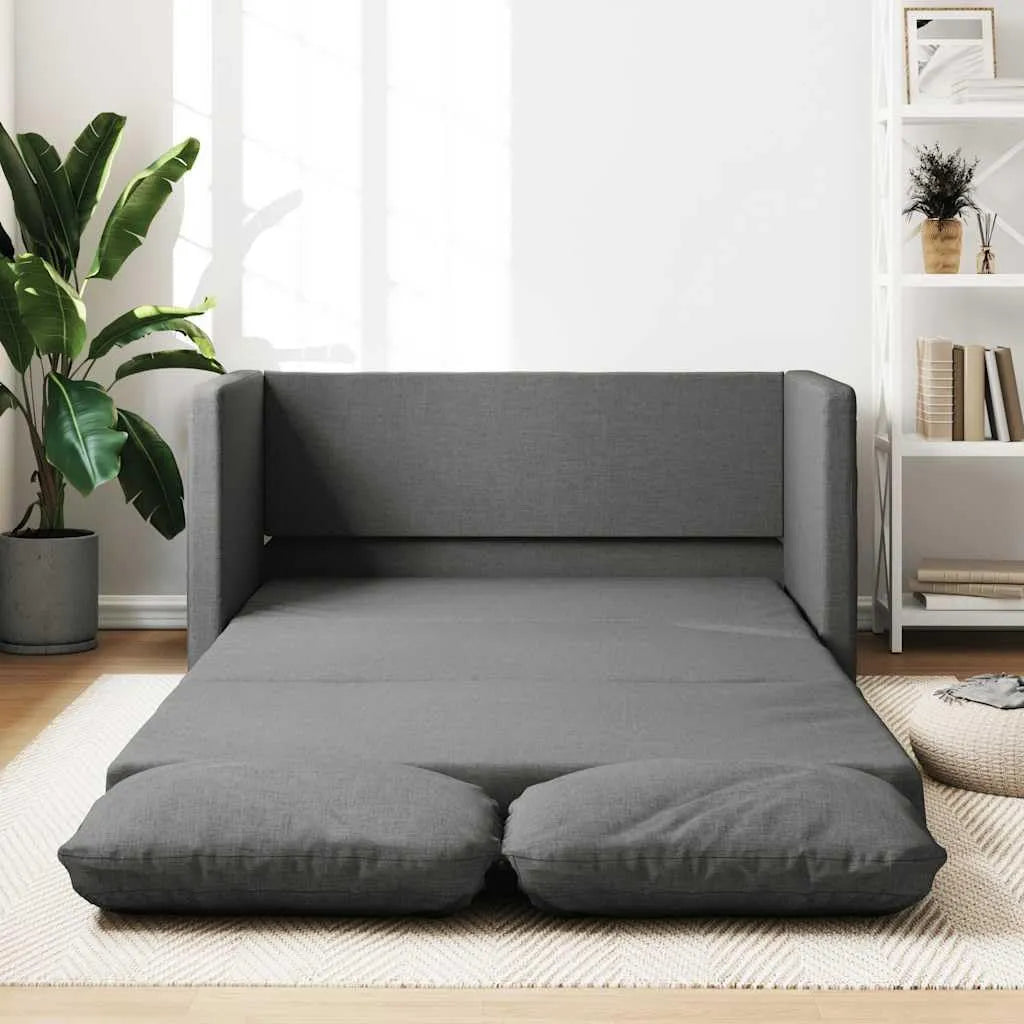 Canapé convertible et canapé-lit: revêtement en tissu, 112 × 174 × 55 cm, 16.85 KG, gris