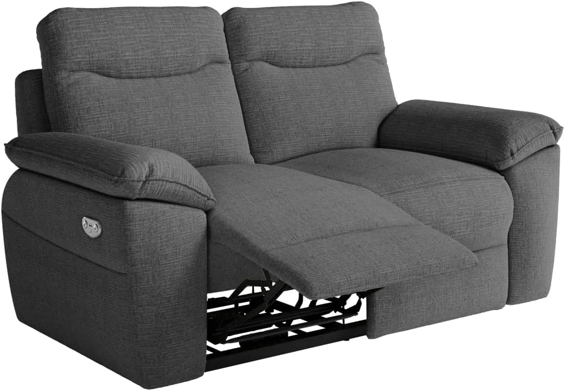 Canapé — revêtement en tissu, technologie 3D/4D, 2 Places, rouge
