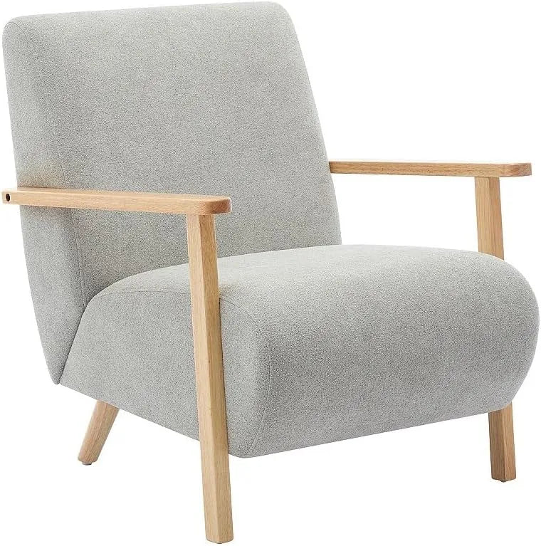 Vente-unique — JULOMO, revêtement en tissu, en bois, gris