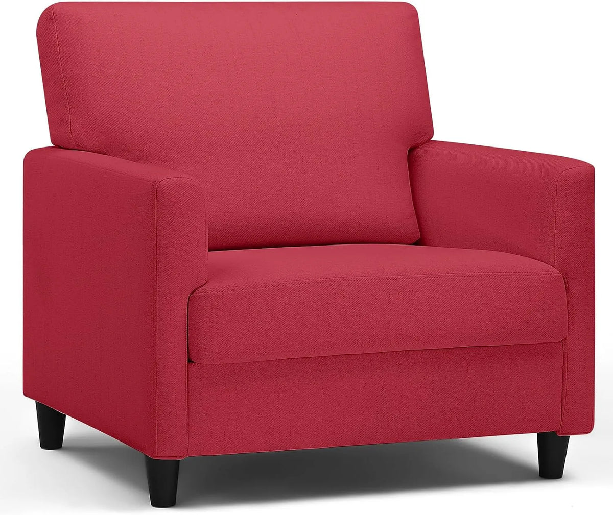 Fauteuil relax et fauteuil inclinable: avec accoudoirs, rouge