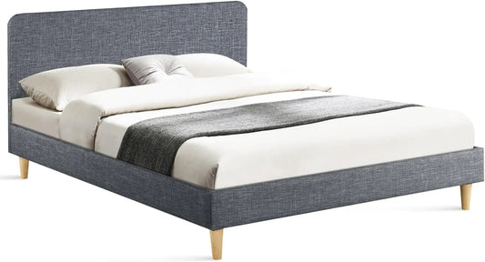 IDMarket – revêtement en tissu, 140 × 190 cm, anthracite