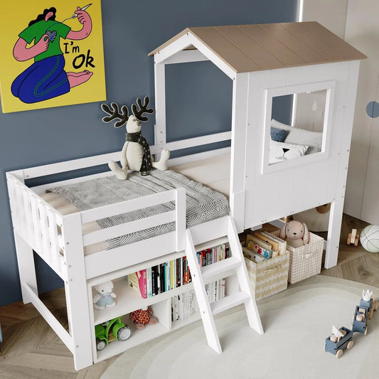 Lit Plateforme Simple 90x200cm avec Tiroir à roulettes – pour enfant, en bois, avec tiroirs, avec roulettes, 90 × 200cm, blanc