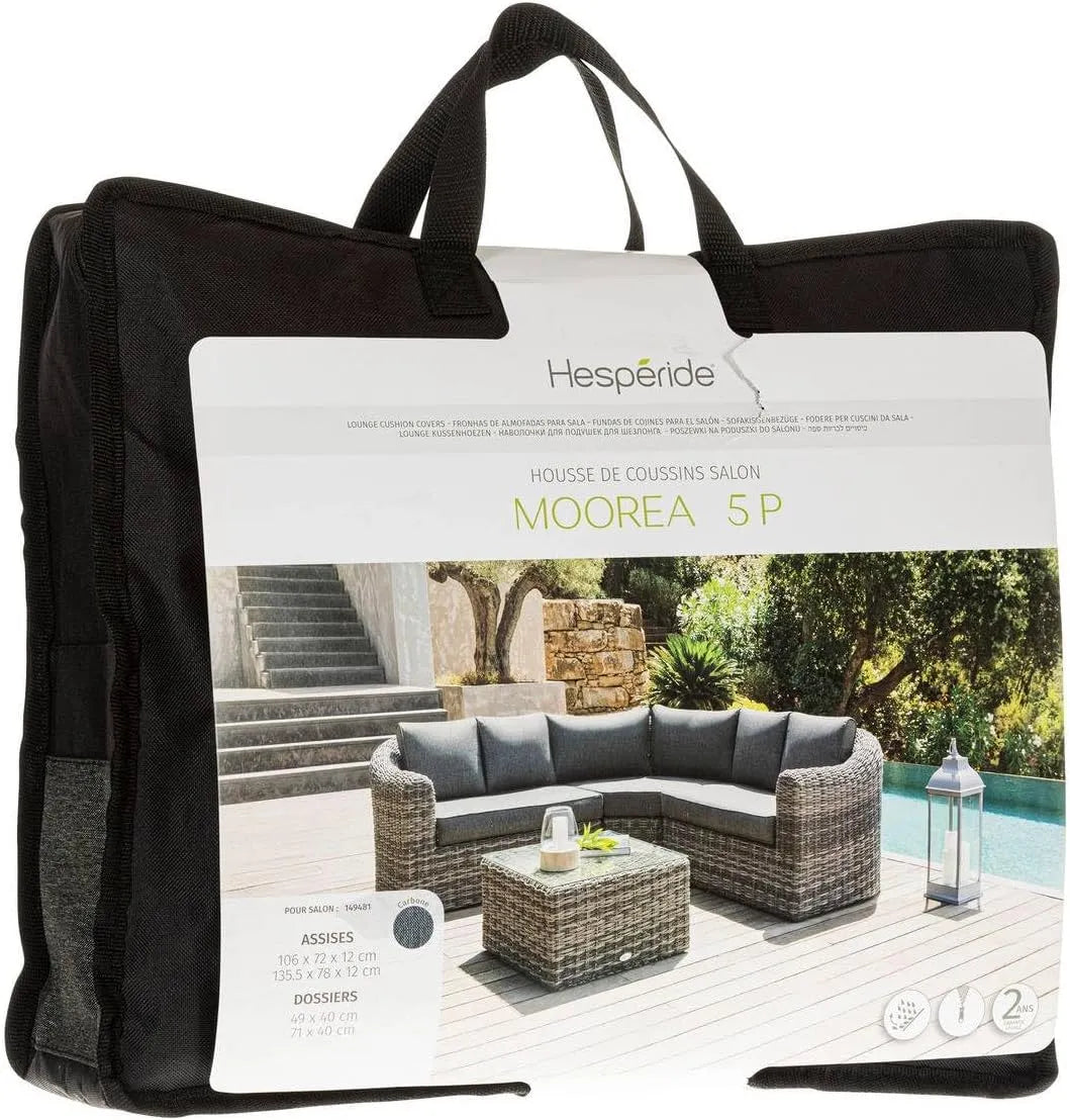 Hespéride – avec coussins, 5 Places