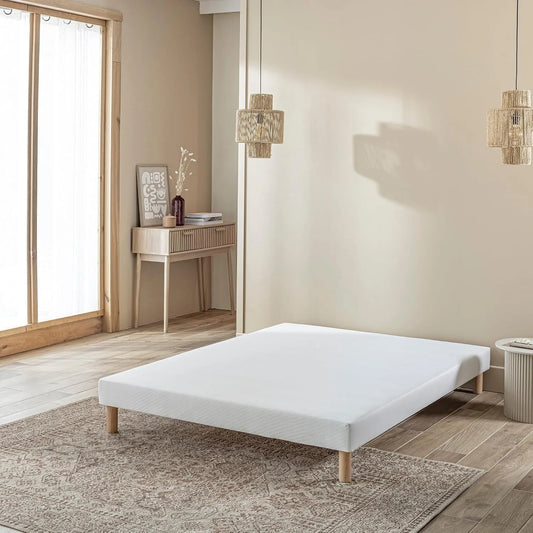 Terre de Nuit Sommier tapissier 13 cm Éveil 90x190 Gris — 90 × 190