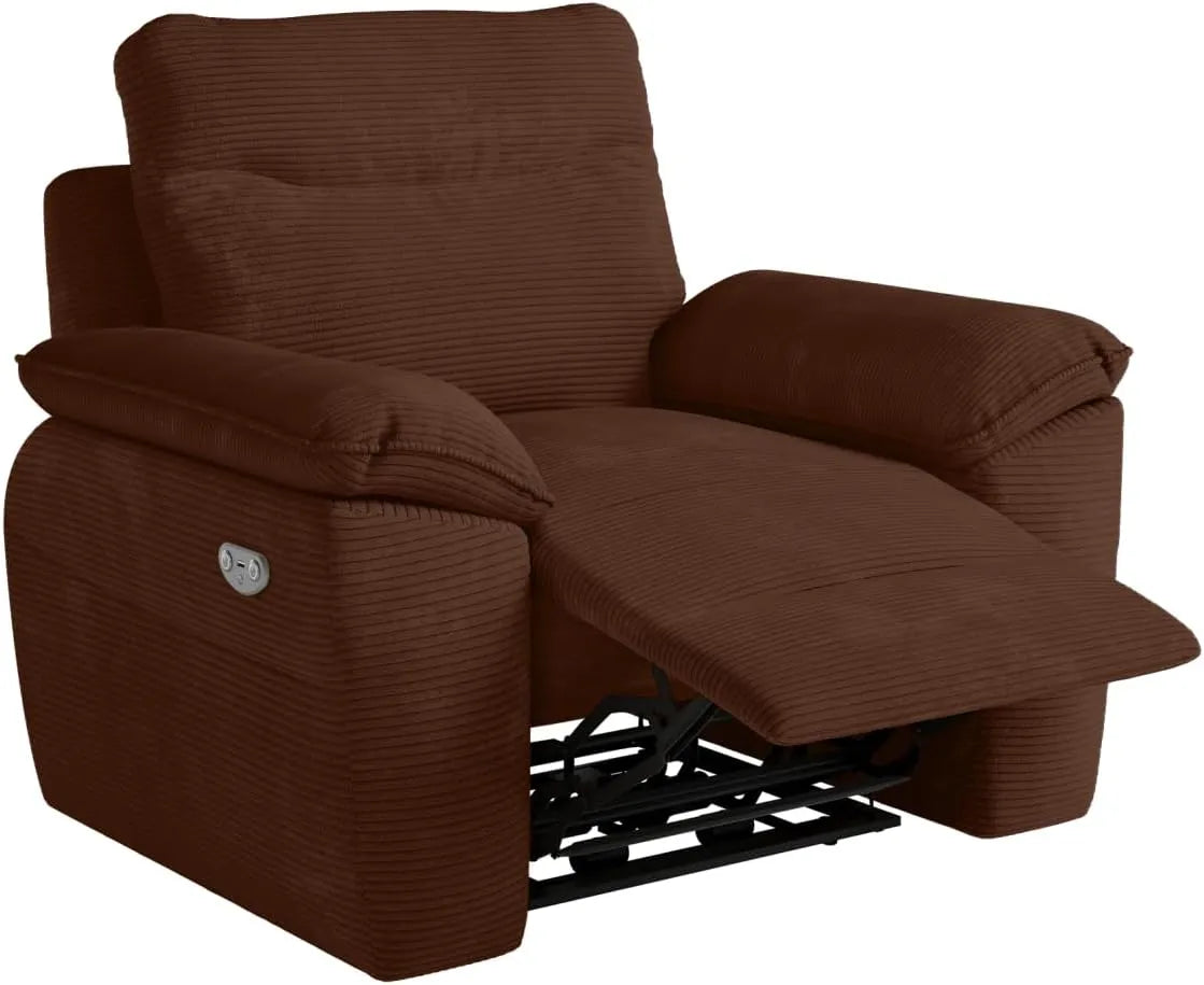 Fauteuil de Massage Électrique en Velours Côtelé Ross