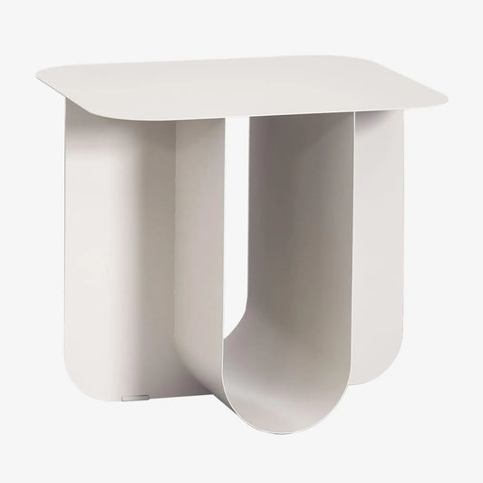 Table d'appoint rectangulaire en acier Norman - 40x45 cm