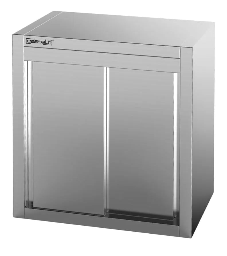 Armoire Murale en Acier Inoxydable avec Portes Coulissantes 80 cm - Modèle CAMPC80