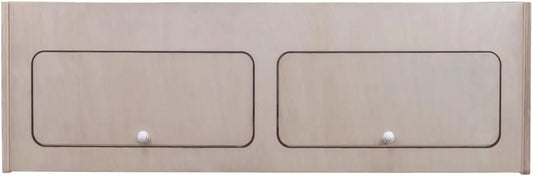 Meuble de Cuisine MDF avec Rangement Doux Automatique - 80 x 25 x 25 cm - Inclus Trous Prédécoupés et Fixations pour Camping-Car