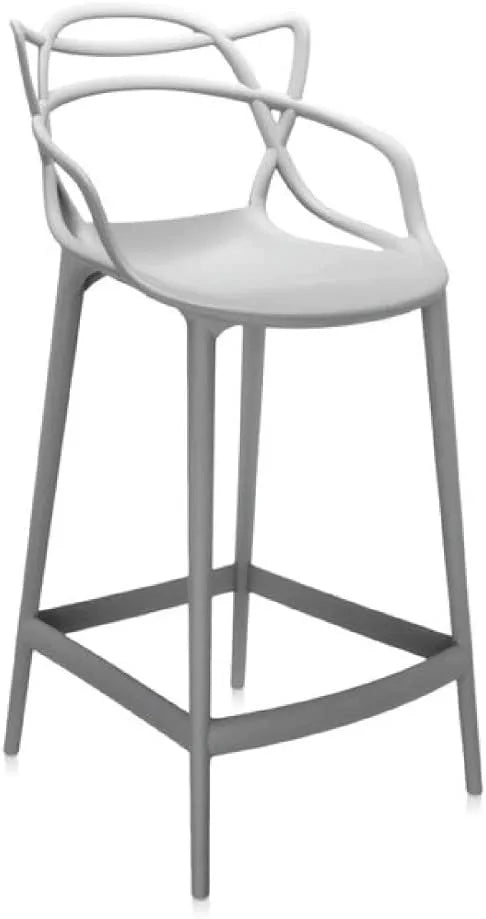 Tabouret Haut Kartell Masters, Gris, 75 cm