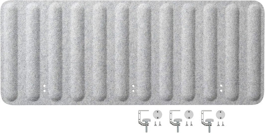 Cloison de Bureau EILIF 48 x 120 cm Gris