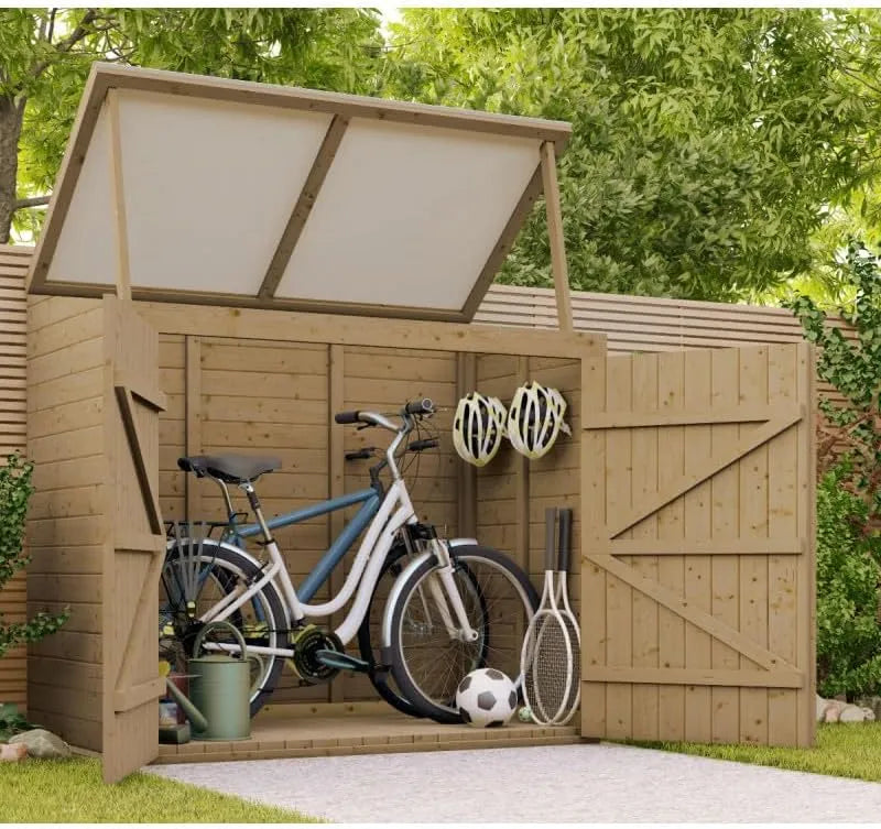 Coffre de Rangement Extérieur en Bois 2000L, Robuste et Étanche
