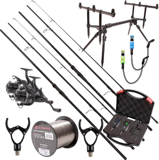 Kit Complet de Pêche à la Carpe 12ft | Ensemble d'Aventure
