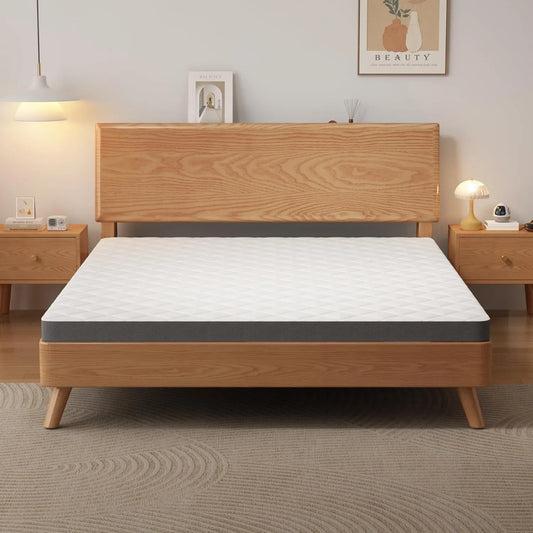 Matelas Confortable 160x200 cm à Mémoire de Forme - 7 Zones de Soutien, Épaisseur 7 cm, Ferme et Respirant