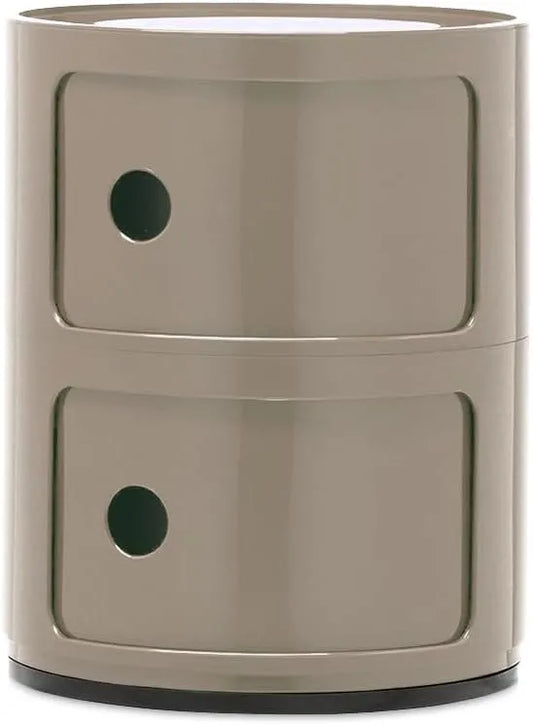 Module de Rangement Kartell Componibili, 2 Éléments, Gris Cendré