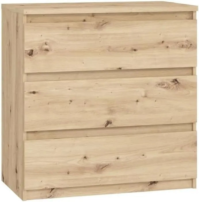 Commode Chelsea en Bois 77x101x77 cm pour Salon
