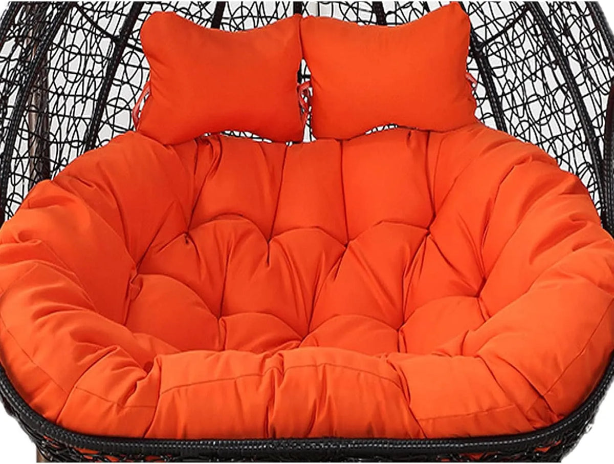 Coussin de Siège pour Balancelle de Jardin Double, Grand Coussin Épais pour Hamac Suspendu, Utilisation Toutes Saisons