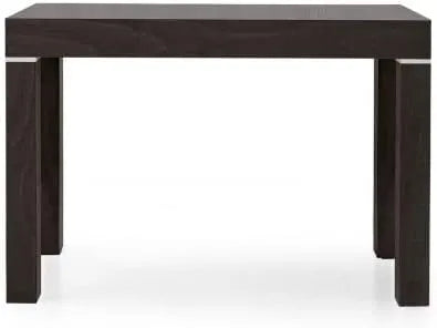 Console Extensible pour Entrée et Salon, Finition Wengé, 5 Rallonges Rétractables, 90 x 300 cm