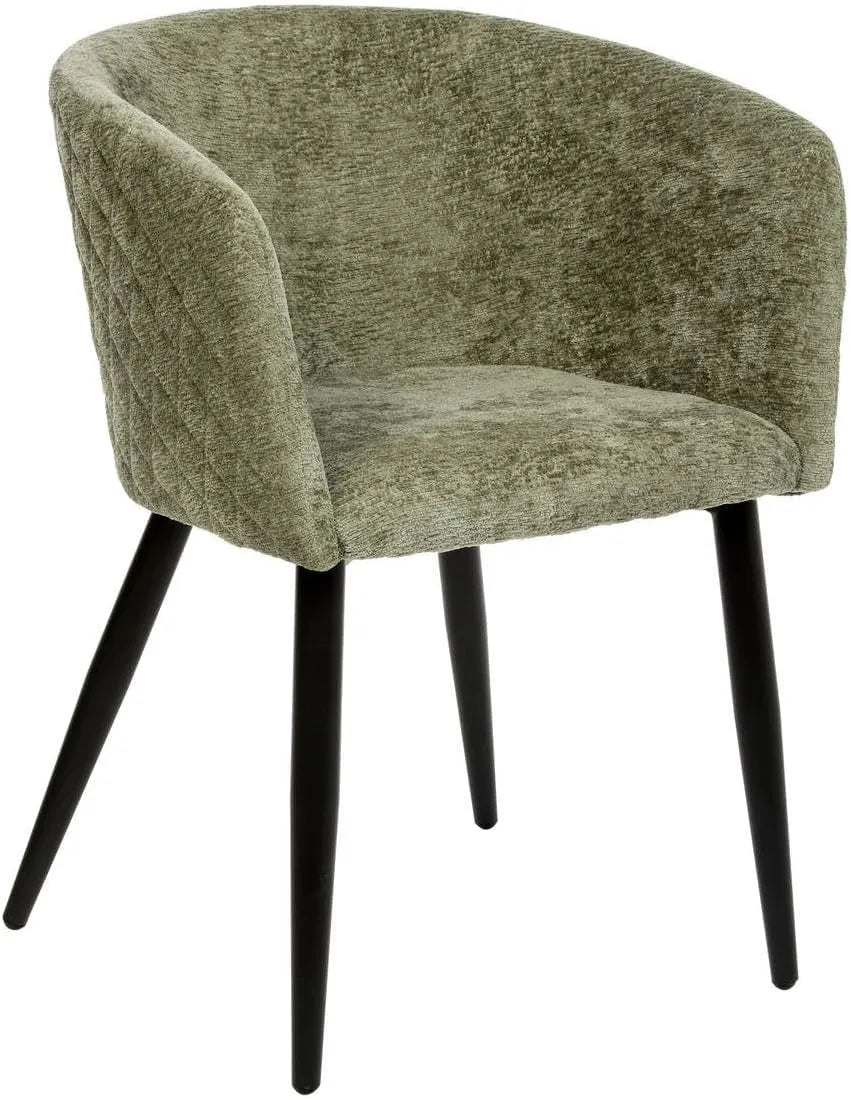 Chaise Design Marlo Vert Kaki 55x55x76 cm - Atmosphera