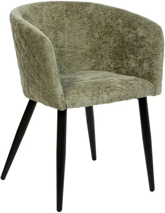 Chaise Design Marlo Vert Kaki 55x55x76 cm - Atmosphera