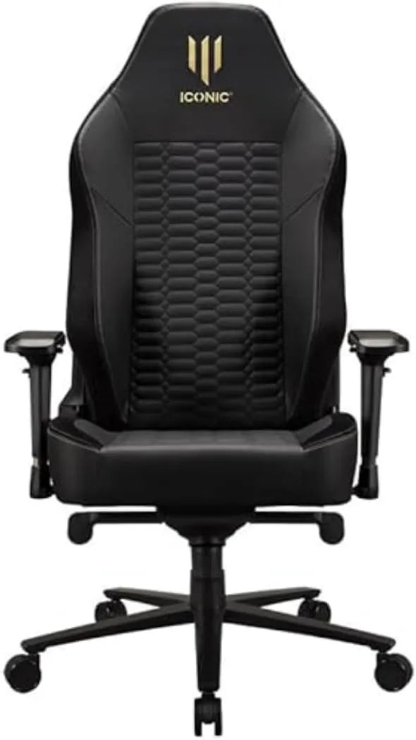 Subsonic - Chaise de jeu Apollon Or Classique, Siège Gamer Noir XL