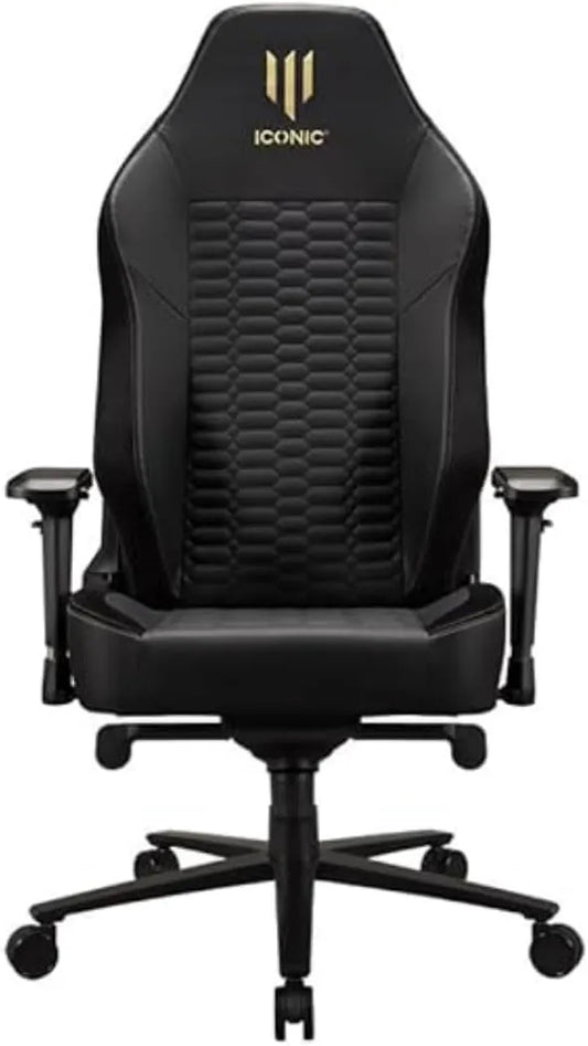 Subsonic - Chaise de jeu Apollon Or Classique, Siège Gamer Noir XL