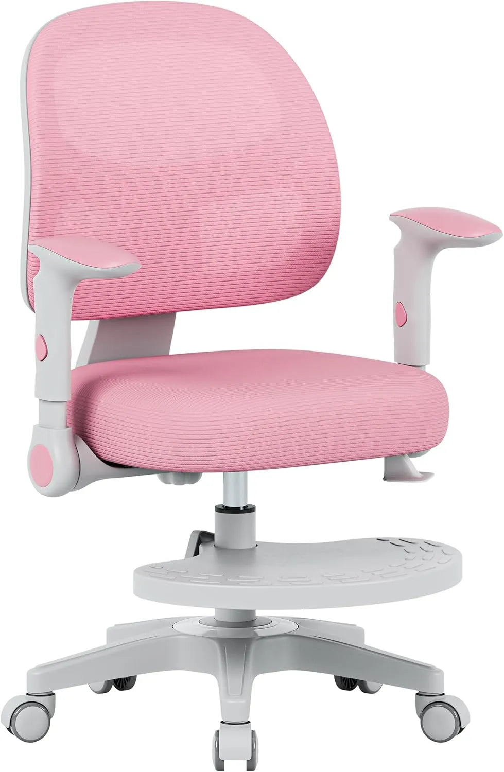 Chaise de Bureau pour Enfant 6+ Ans - Ergonomique et Réglable - Rose