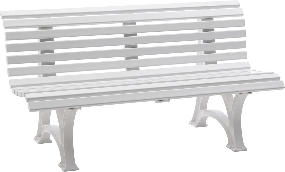 Banc de jardin en résine résistant aux intempéries