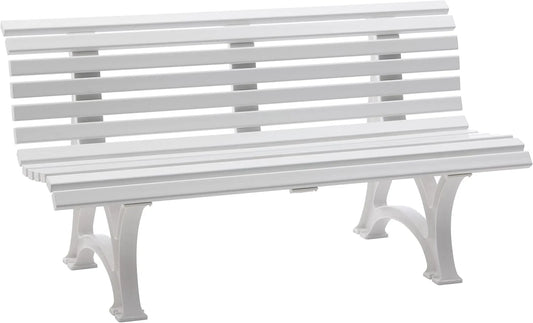 Banc de jardin en résine résistant aux intempéries
