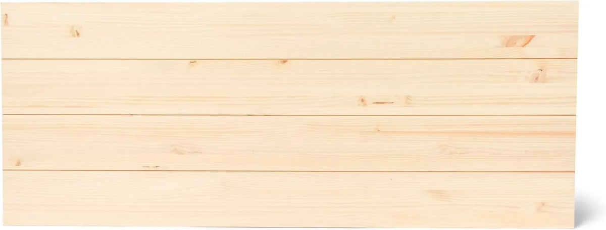 Tête de lit en bois de pin massif style scandinave 90x100 cm - Fabrication artisanale en Espagne
