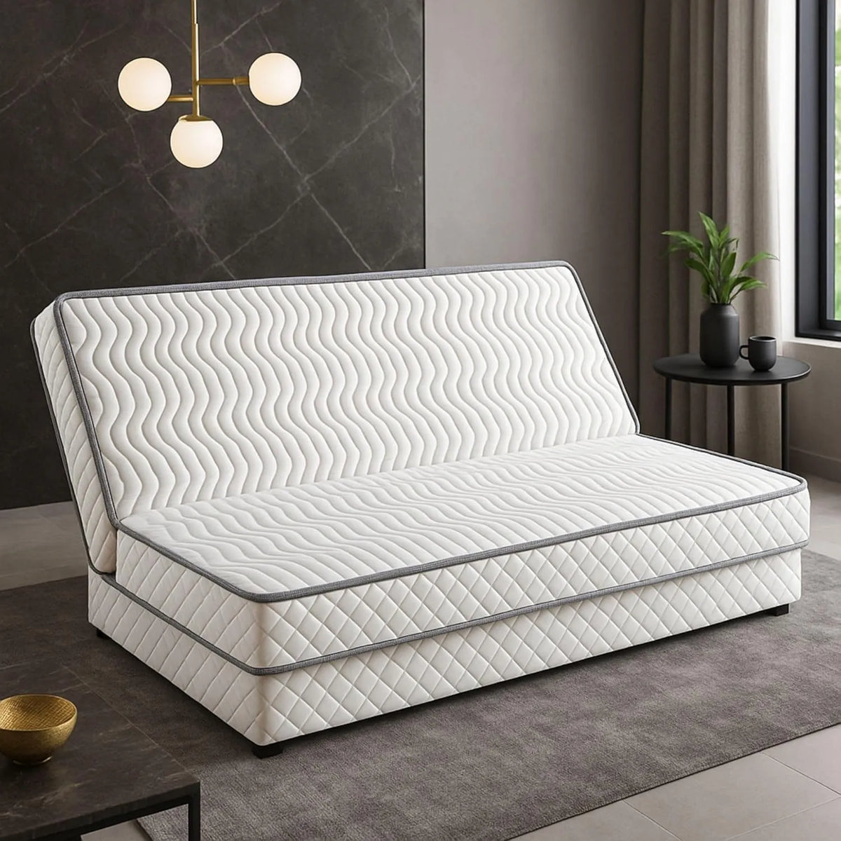 Matelas Clic Clac 130x190 Ferme en Mousse avec Tissu Résistant