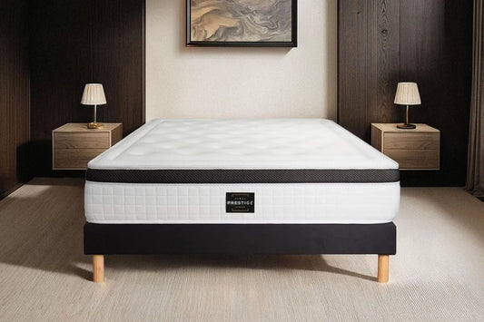 Matelas Mémoire de Forme 140x200 cm, 5 Zones, Épaisseur 26 cm, Confort Équilibré