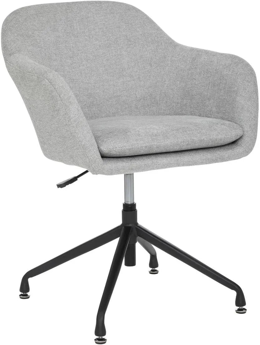 Chaise de Bureau en Métal et Bois Gris par Atmosphera