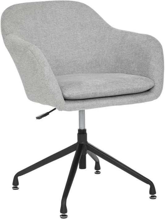 Chaise de Bureau en Métal et Bois Gris par Atmosphera