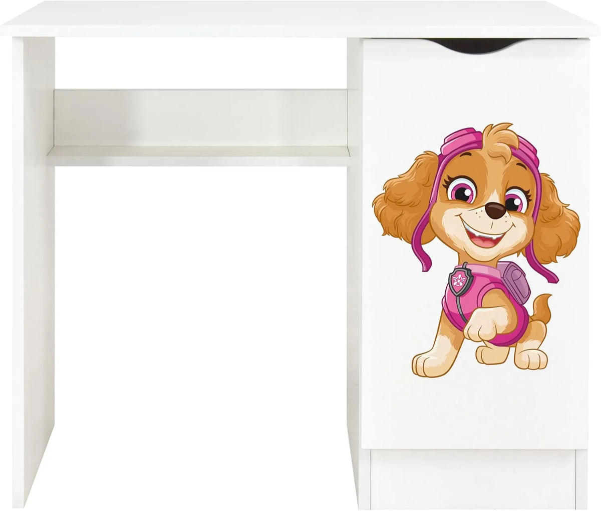 Bureau Enfant Paw Patrol avec Rangement et Impressions Durables
