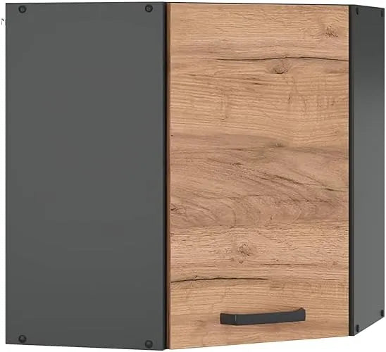 Élément de Cuisine R-Line 57cm, Chêne Doré/Anthracite - Vicco