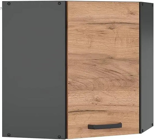 Élément de Cuisine R-Line 57cm, Chêne Doré/Anthracite - Vicco