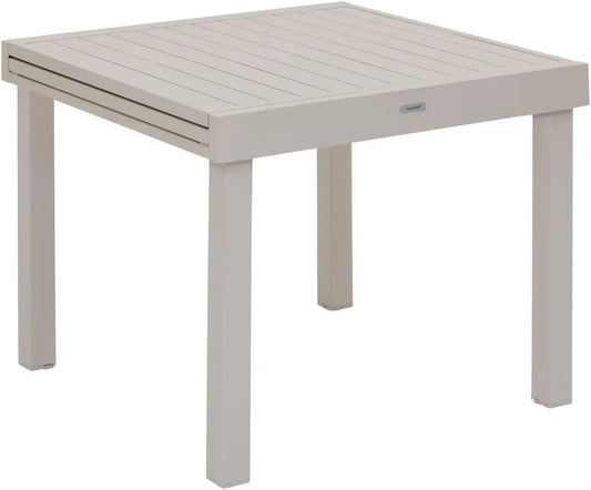 Table de Jardin Extensible 8 Places Piazza Argile en Aluminium Antirouille