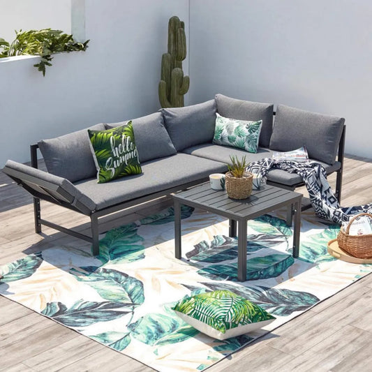 Ensemble Lounge 2 Places Acapulco Naturel - Style Vintage Années 50