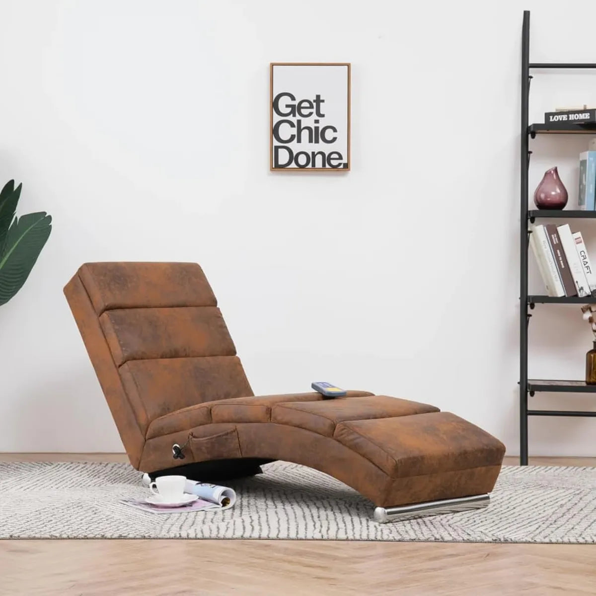 Chaise Longue de Massage et Chauffante, Confort et Élégance, Modèle Durable
