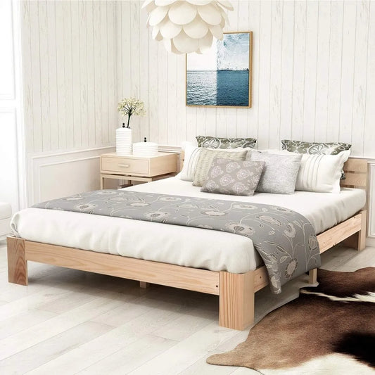 lit en Bois Double – 200 × 140 cm